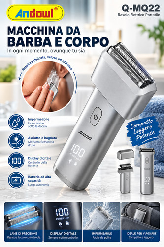 Rasoio elettrico barba - da,